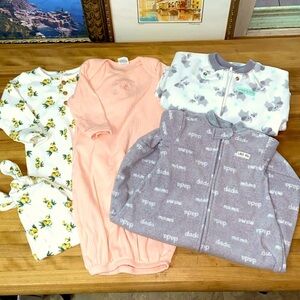 Bundle of 0-3 Month Sleep sacks & gowns